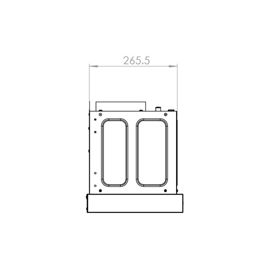 هود کن مدل آرتیما 14 استیل 80 سانت